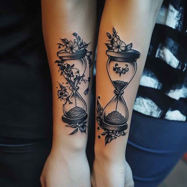 tatuagens de ampulhetas 8
