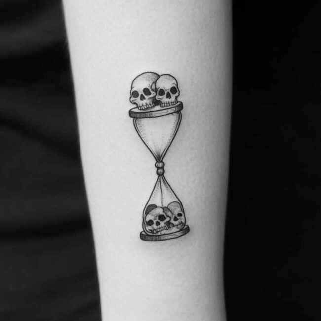 tatuagens de ampulhetas 15