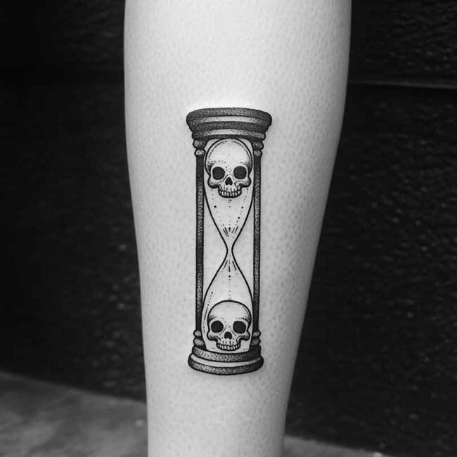 tatuagens de ampulhetas 19