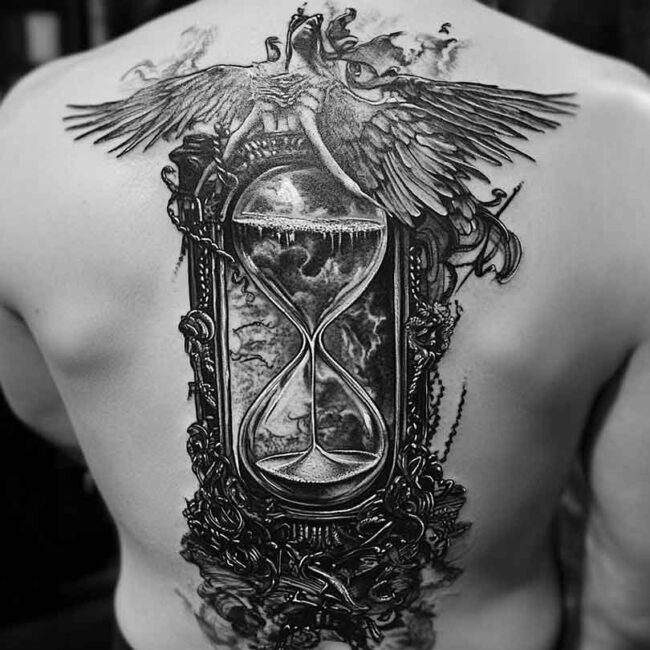 tatuagens de ampulhetas 20