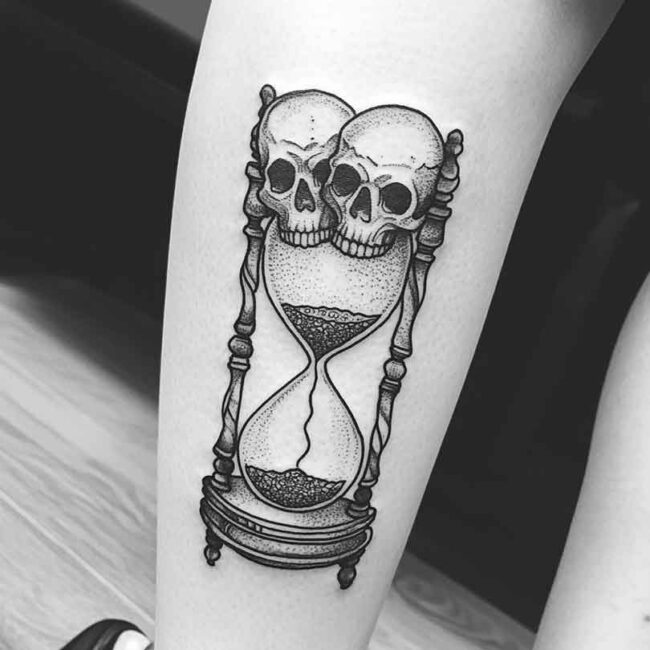 tatuagens de ampulhetas 16