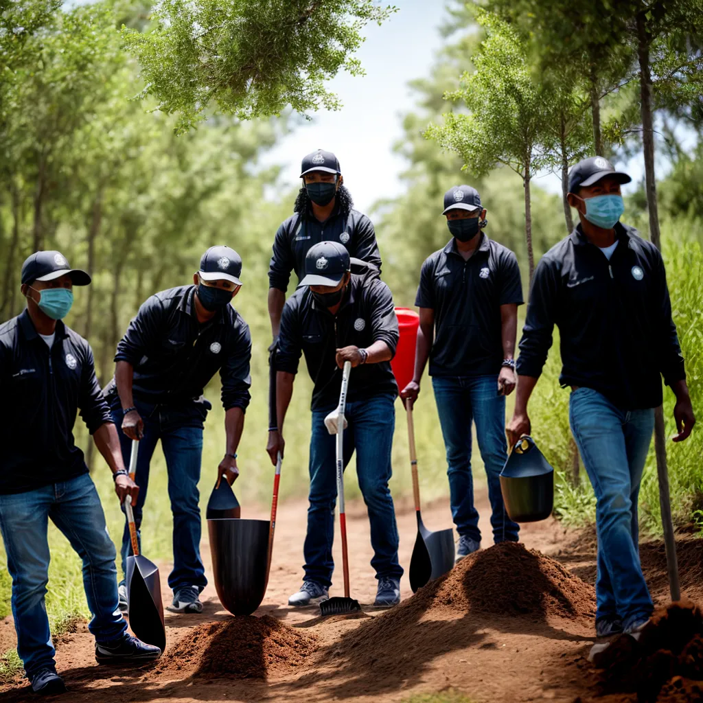 reflorestamento grupo mascaras sustentabilidade