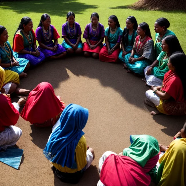 empreendedores indigenas reuniao tradicao