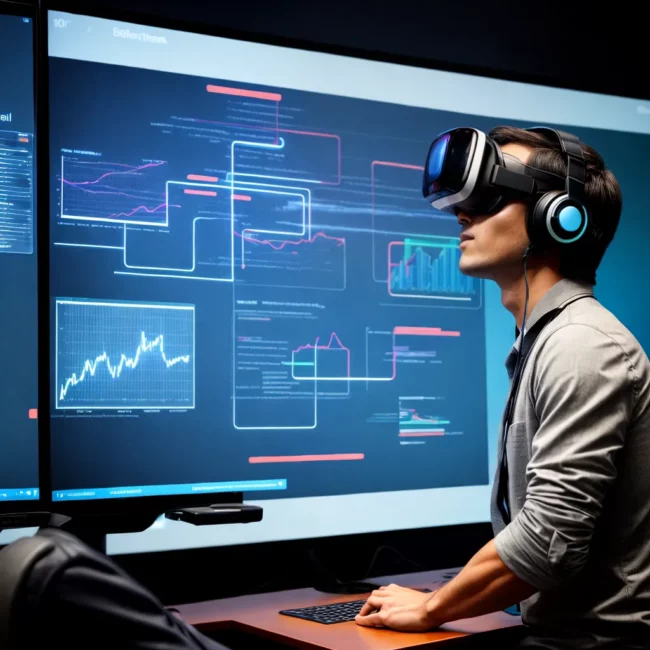 escritorio futurista IA ML vendas