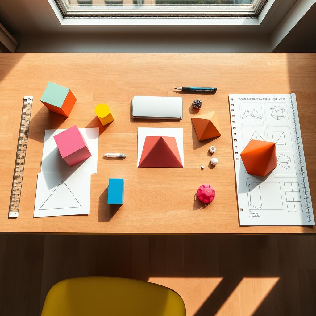 Planificação de sólidos geométricos: Resumo, Aula e Exercícios