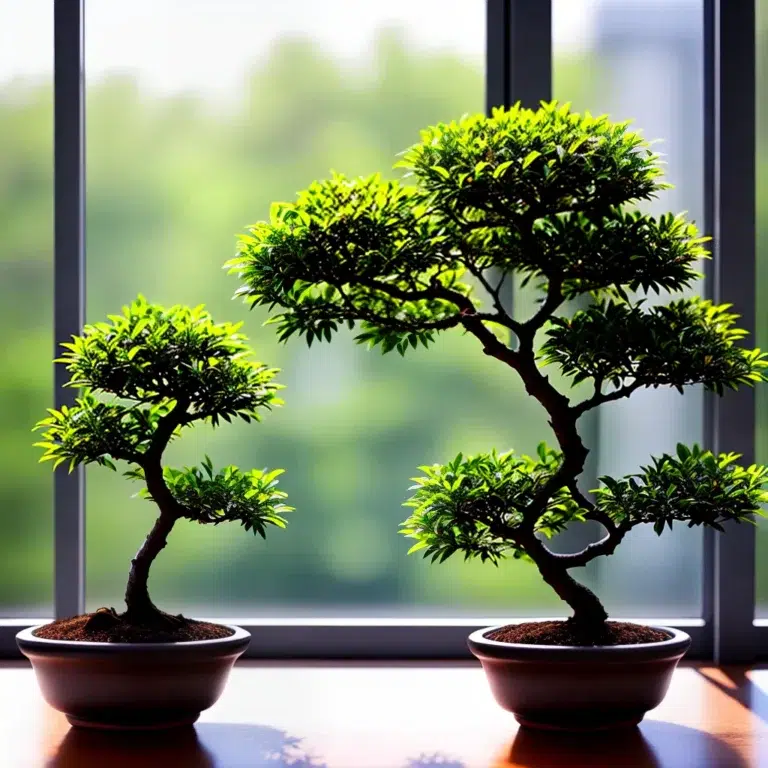 Fotos bonsai janela raios cuidado scaled