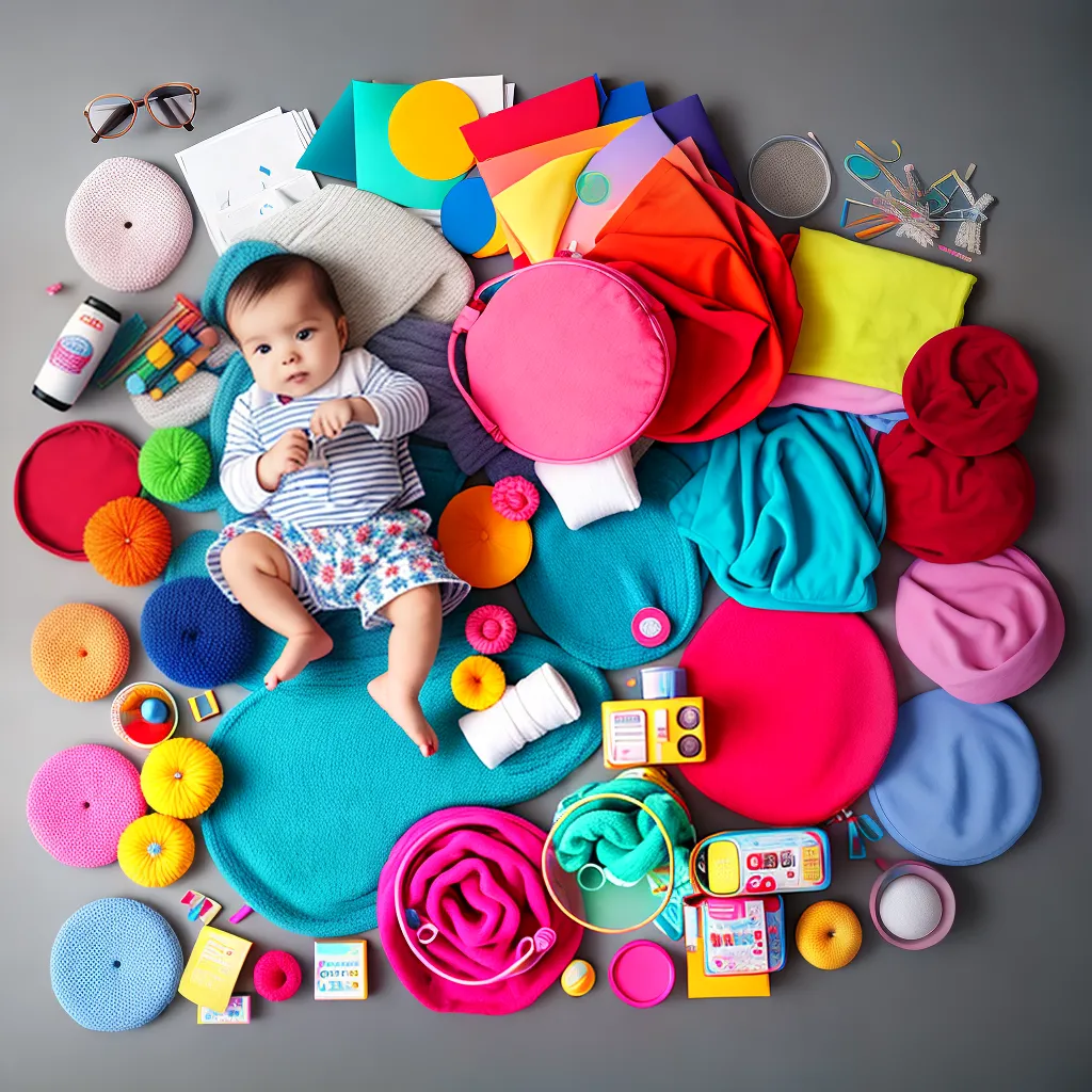 Fotos lista bebe essenciais itens