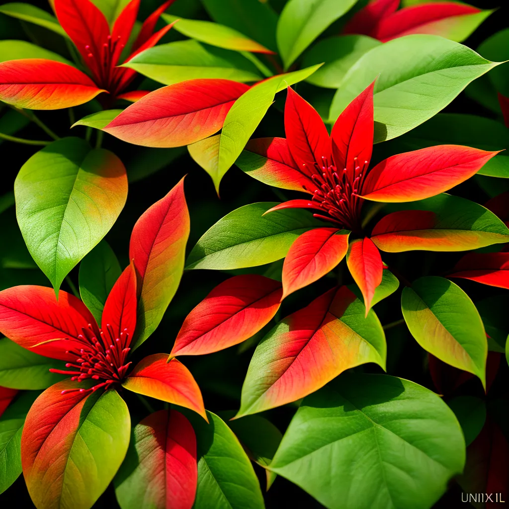 Fotos folha croton veias