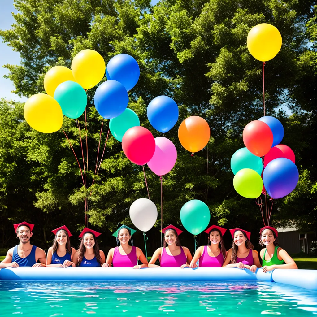 Imagens formatura amigos piscina banners