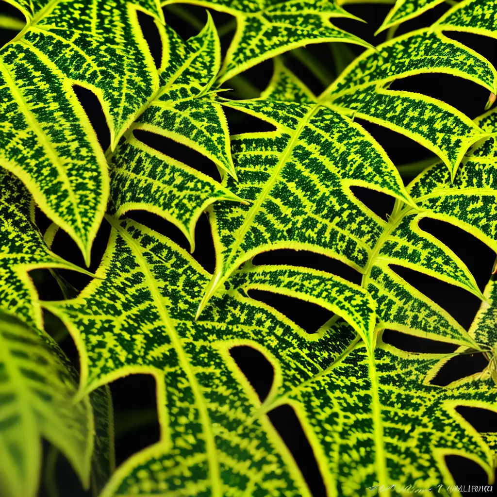 Fotos folhas zebra vibrantes plantas Fotos folhas zebra vibrantes plantas