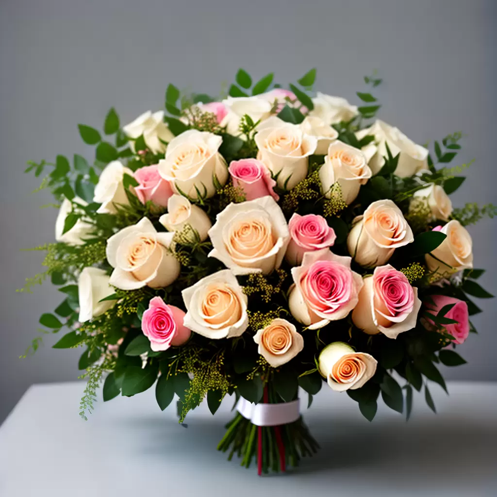 Fotos bouquet rosas branco rosa casamento Fotos bouquet rosas branco rosa casamento