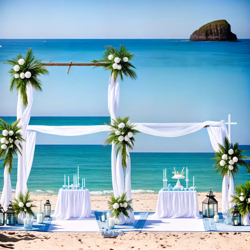 Fotos batismo praia altar decoracao serenidade Fotos batismo praia altar decoracao serenidade