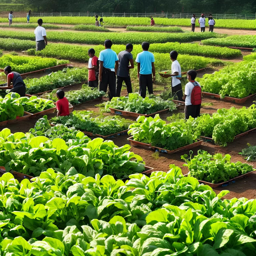 Fotos aquaponia comunidade sustentabilidade alimentos