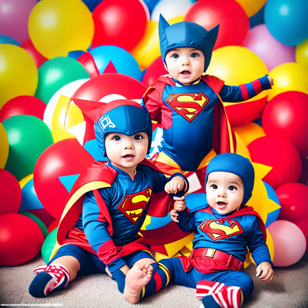 Fotos bebe super heroi decoracao batismo