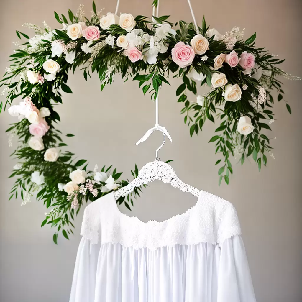 Fotos vestido batismo branco flores pastel