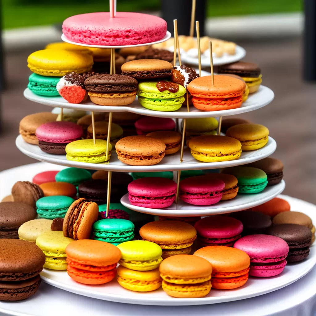 Fotos doces 15anos variedade macaron churros