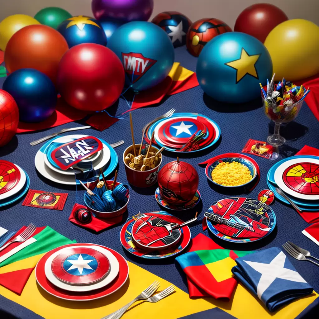 Fotos festa super herois mesa decorada Fotos festa super herois mesa decorada