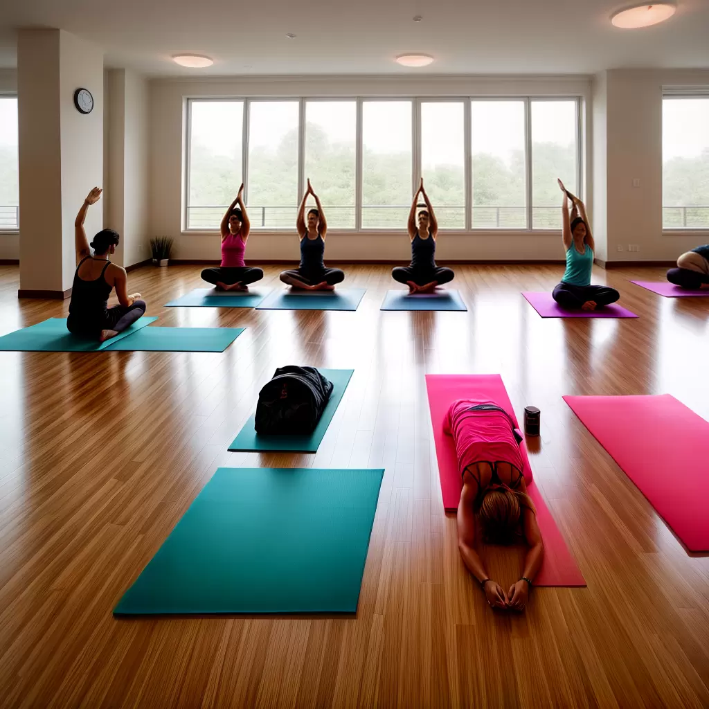 Fotos yoga estudio luz poses serenidade