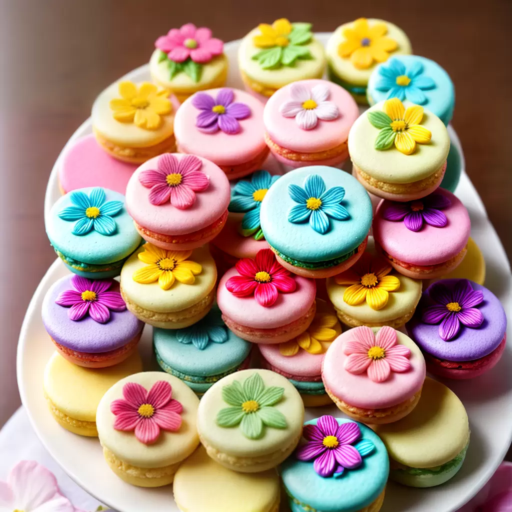 Fotos doces primavera cupcakes macarons petit fours Fotos doces primavera cupcakes macarons petit fours