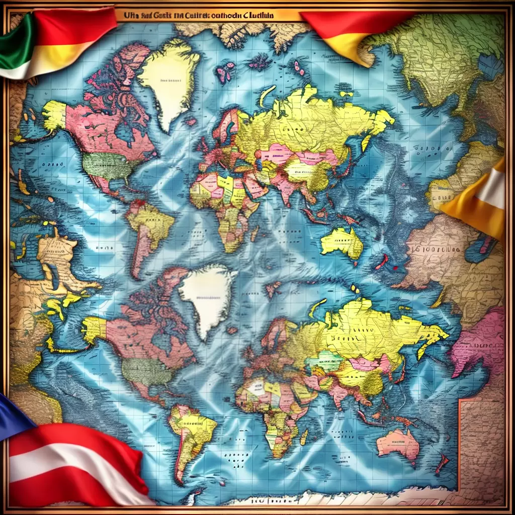 Fotos mapa mundial sobrenomes diversidade 1 Fotos mapa mundial sobrenomes diversidade 1