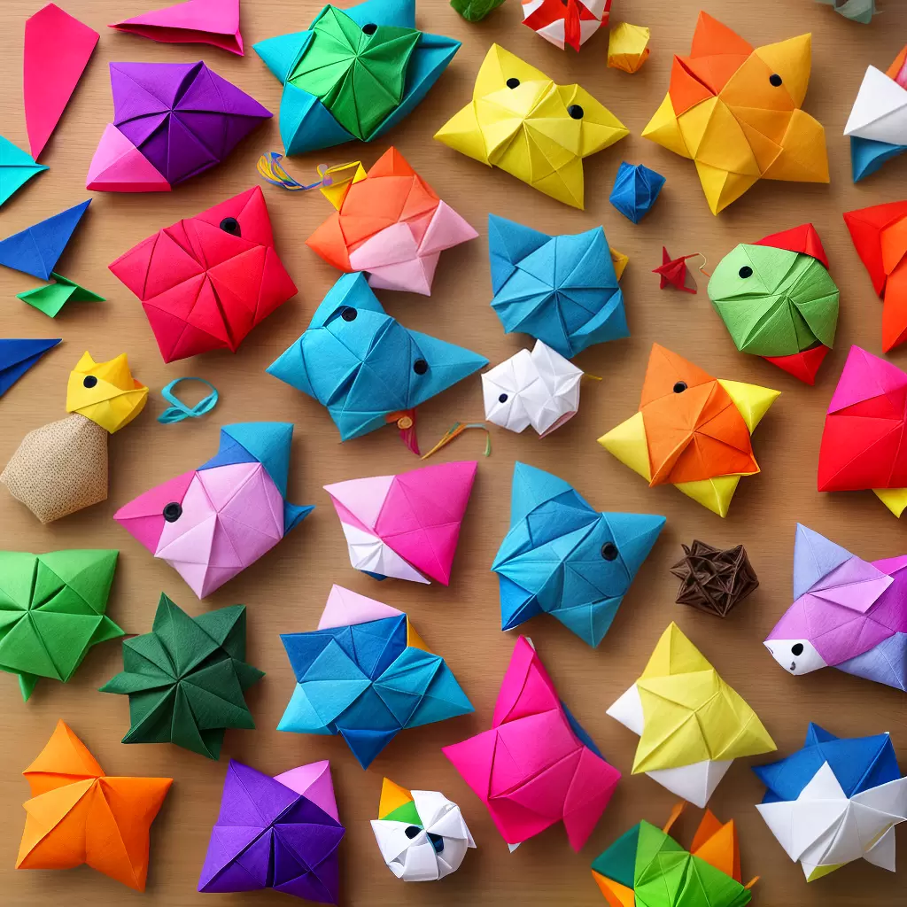 Fotos origami bichinhos coloridos papel Fotos origami bichinhos coloridos papel