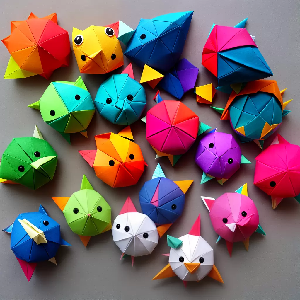 Fotos origami bichos coloridos brinquedos Fotos origami bichos coloridos brinquedos
