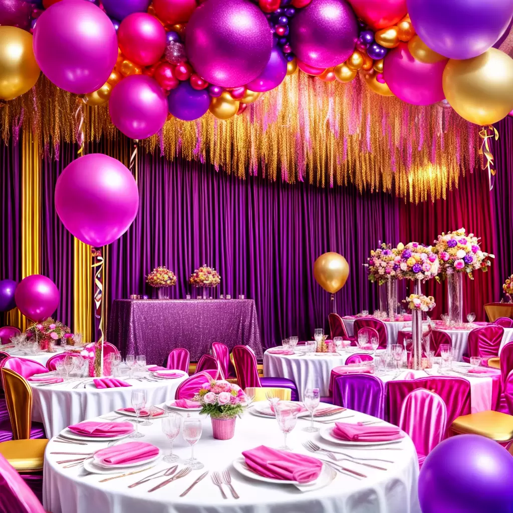 Fotos quince colorido decoracao festa