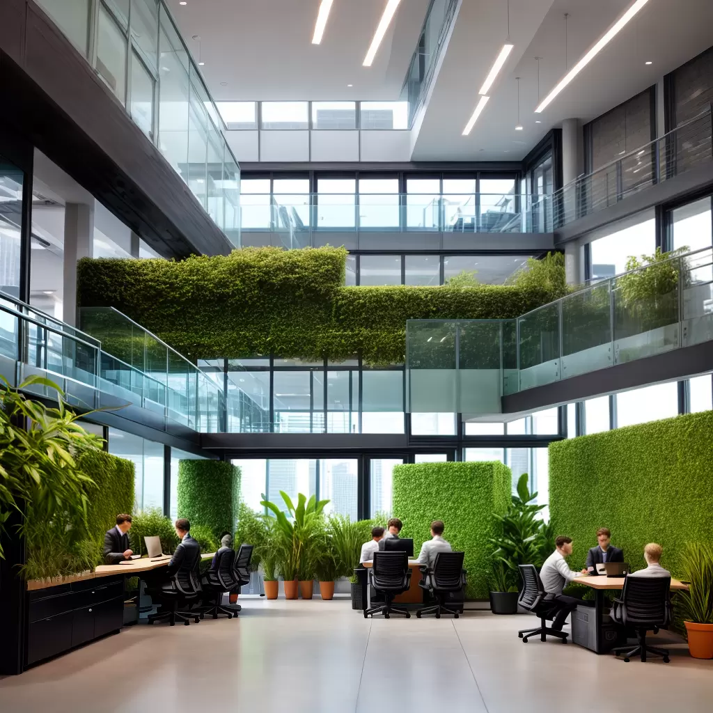 Fotos coworking moderno vidro plantas imobiliario Fotos coworking moderno vidro plantas imobiliario