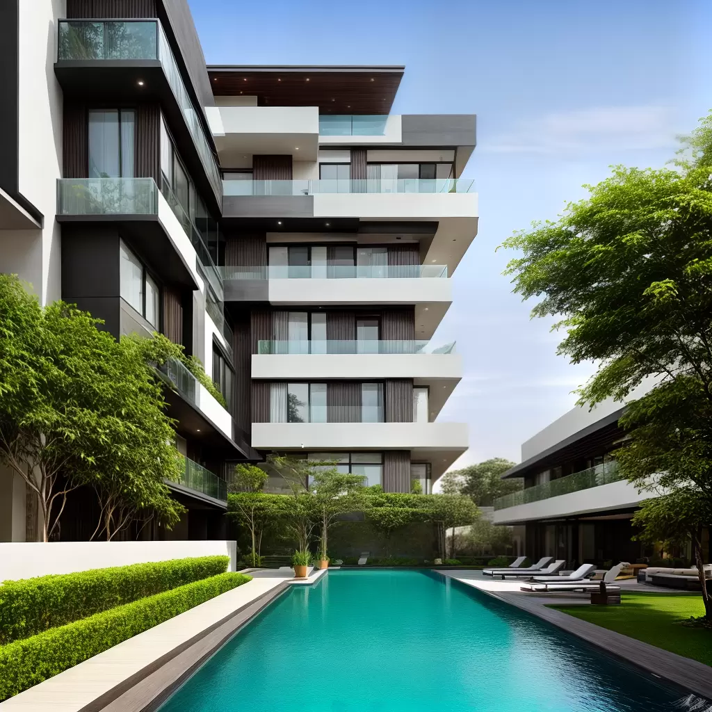 Fotos piscina infinita luxo skyline arquitetura verde Fotos piscina infinita luxo skyline arquitetura verde