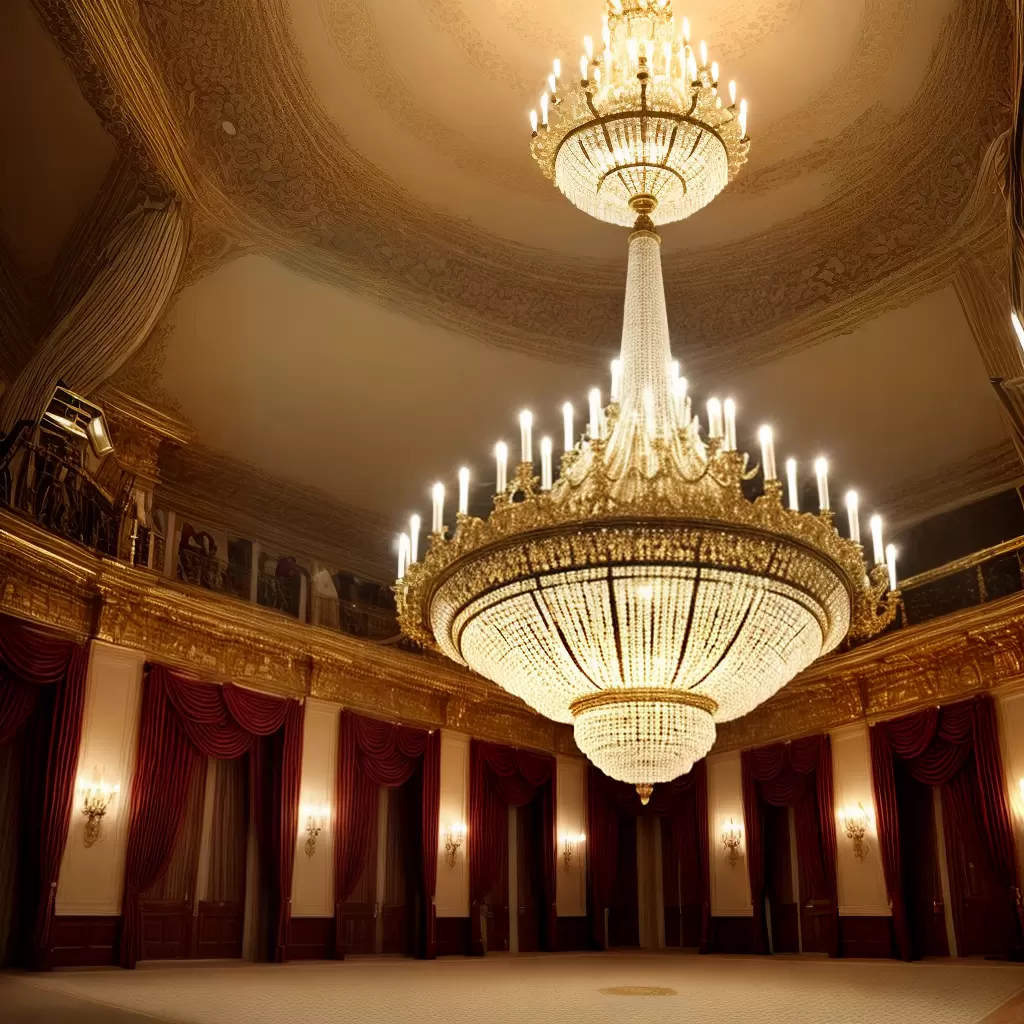 Fotos lustre cristais sala de baile