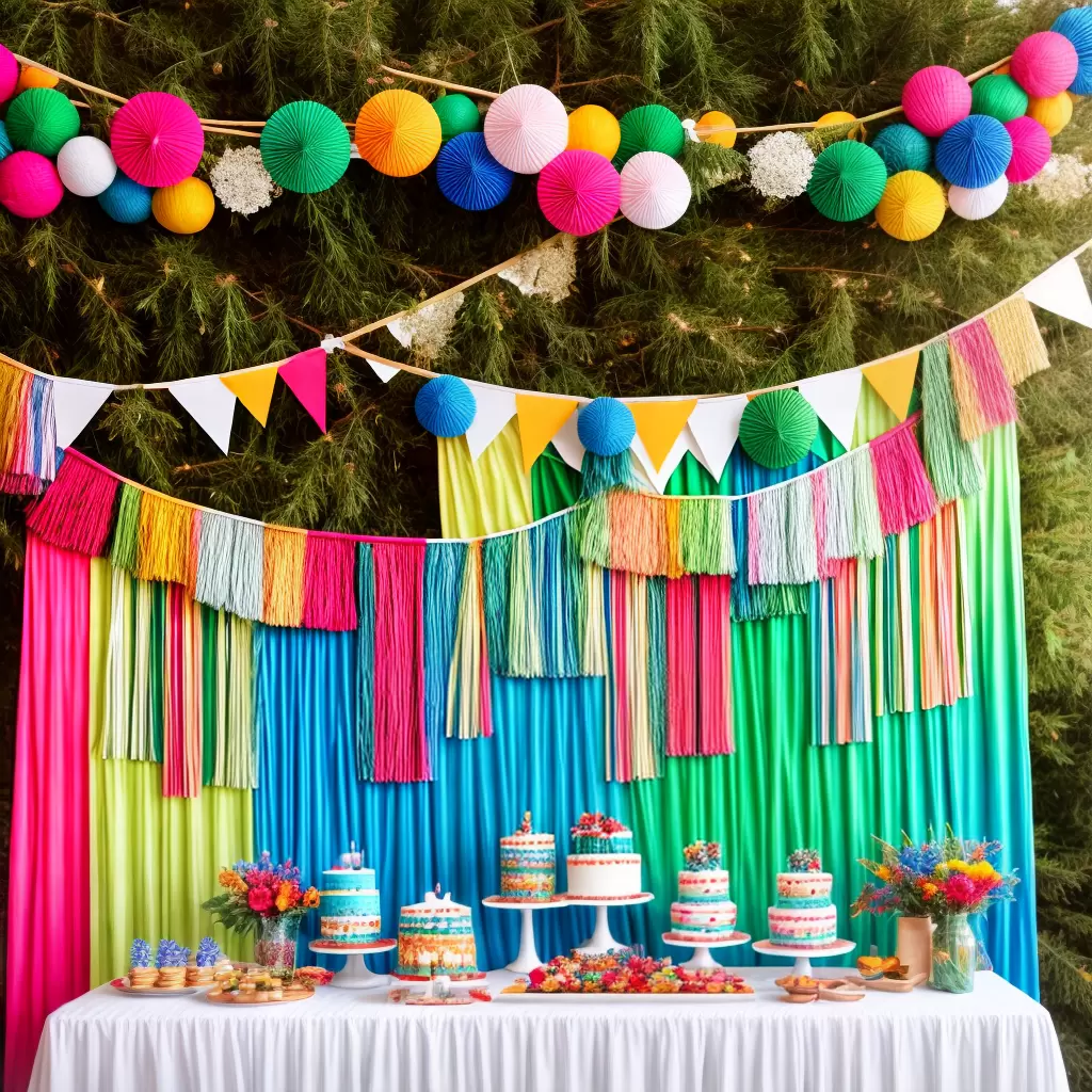 Fotos decoracao festa banner flores chapeus Fotos decoracao festa banner flores chapeus