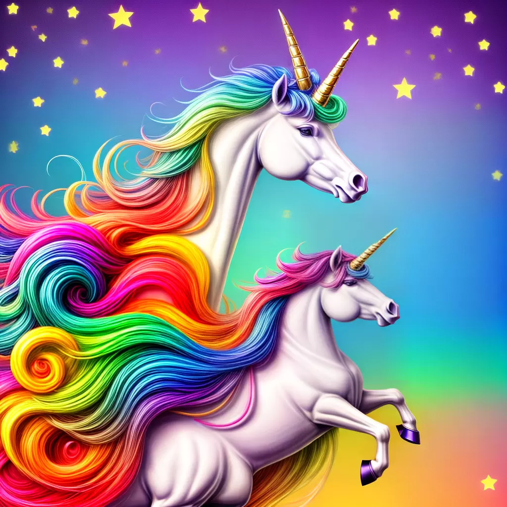 Fotos convite unicornio arco iris festa 1