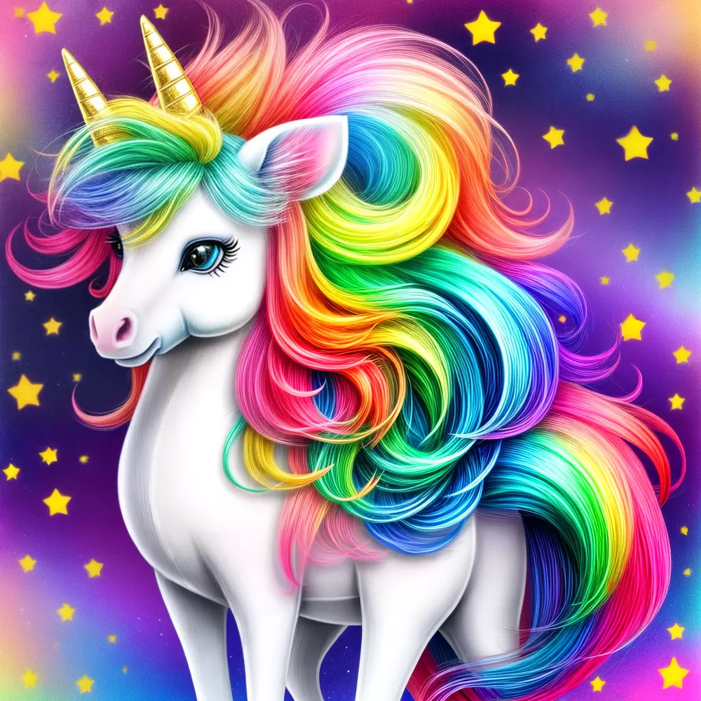 Fotos convite unicornio arco iris flores