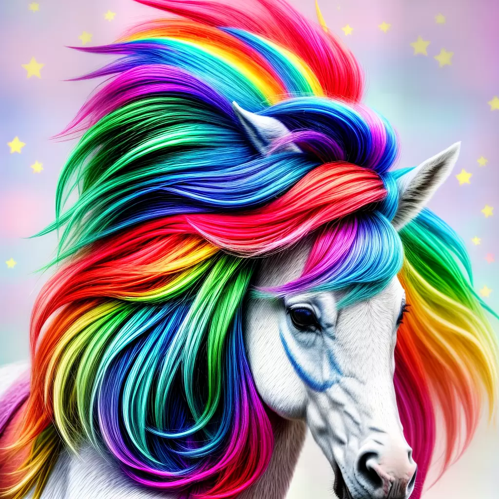 Fotos convite unicornio artesanal colorido