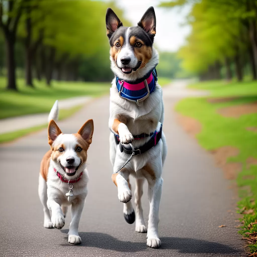 Fotos cachorro suporte passeio feliz Fotos cachorro suporte passeio feliz
