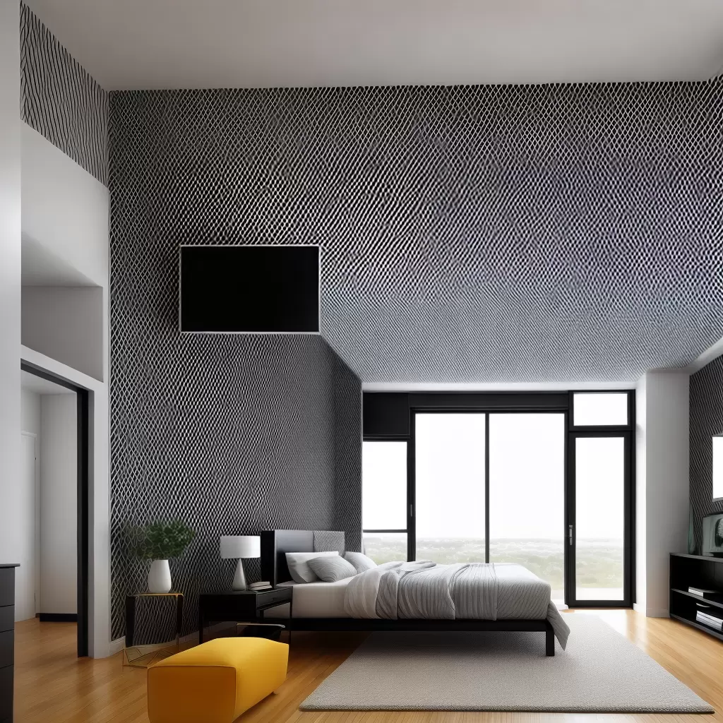 Fotos decor grafico preto branco op art