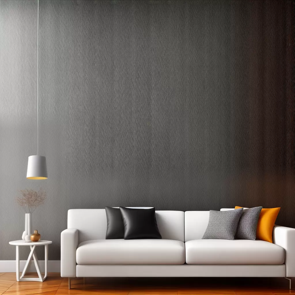 Fotos tapete listrado preto branco sofa op art