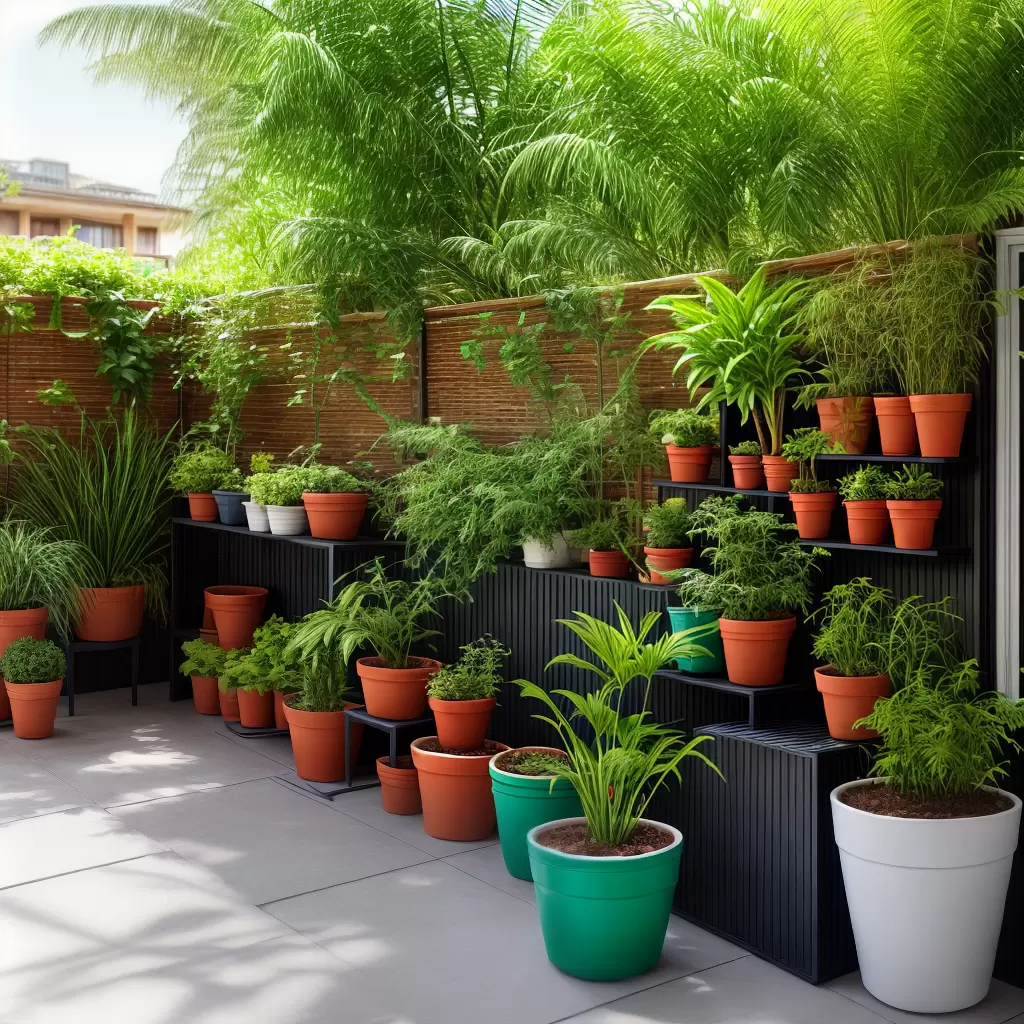 Fotos jardim balcone reciclado sustentavel