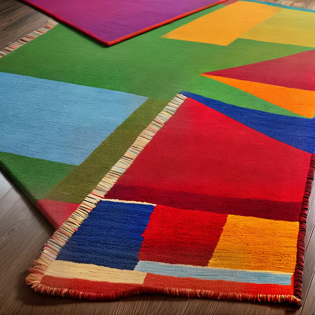 Fotos tapete kilim geometrico colorido madeira 2 Fotos tapete kilim geometrico colorido madeira 2