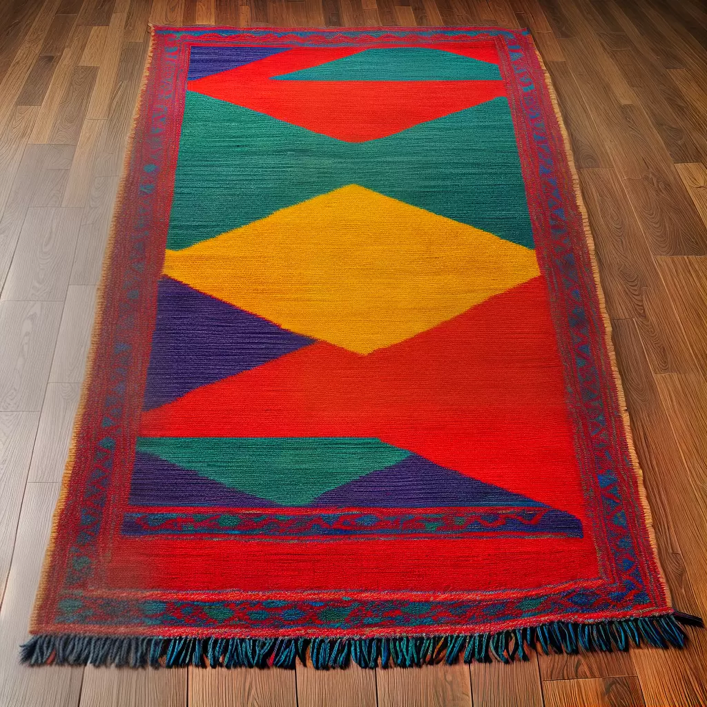 Fotos tapete kilim tecido geometrico colorido Fotos tapete kilim tecido geometrico colorido