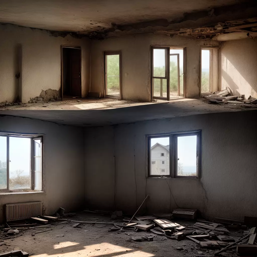 Fotos casa velha ruina inseguranca mudanca
