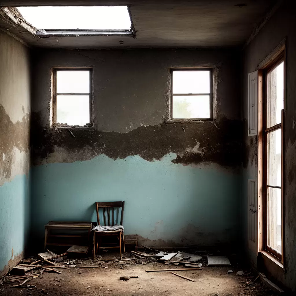 Fotos casa arruinada abandono inseguranca