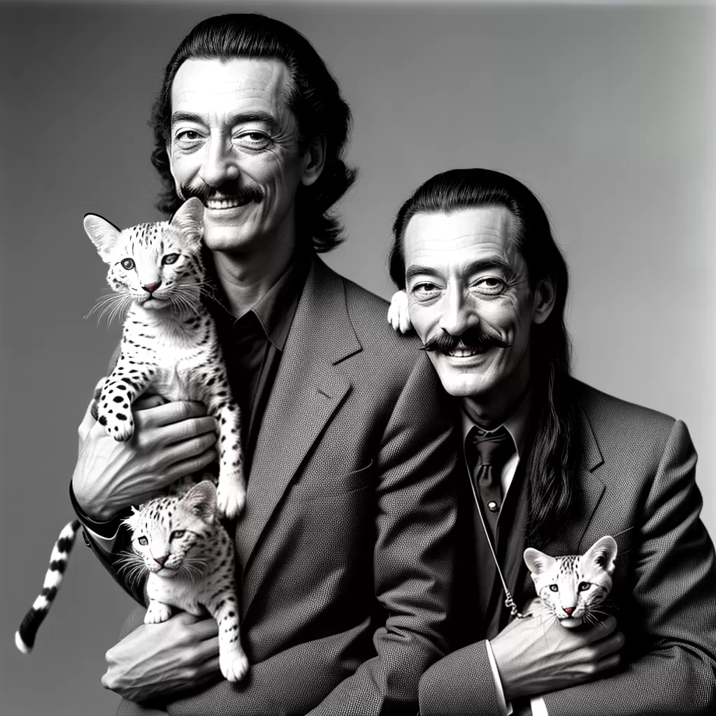 Fotos salvador dali babou leash