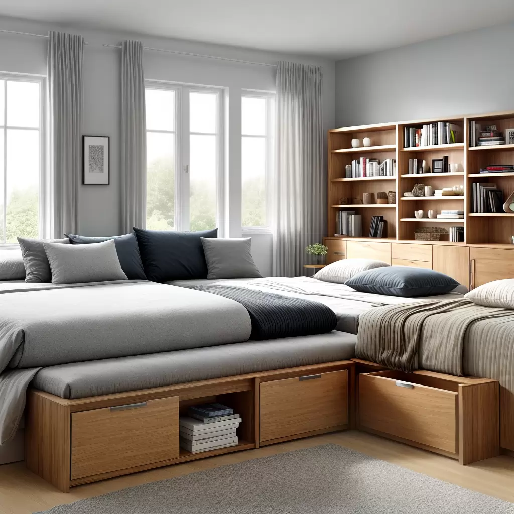 Fotos sofa cama estante armazenamento Fotos sofa cama estante armazenamento