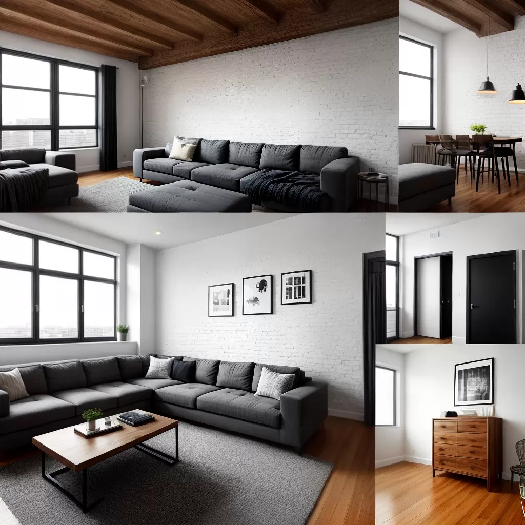 Fotos antes depois loft urbano moderno