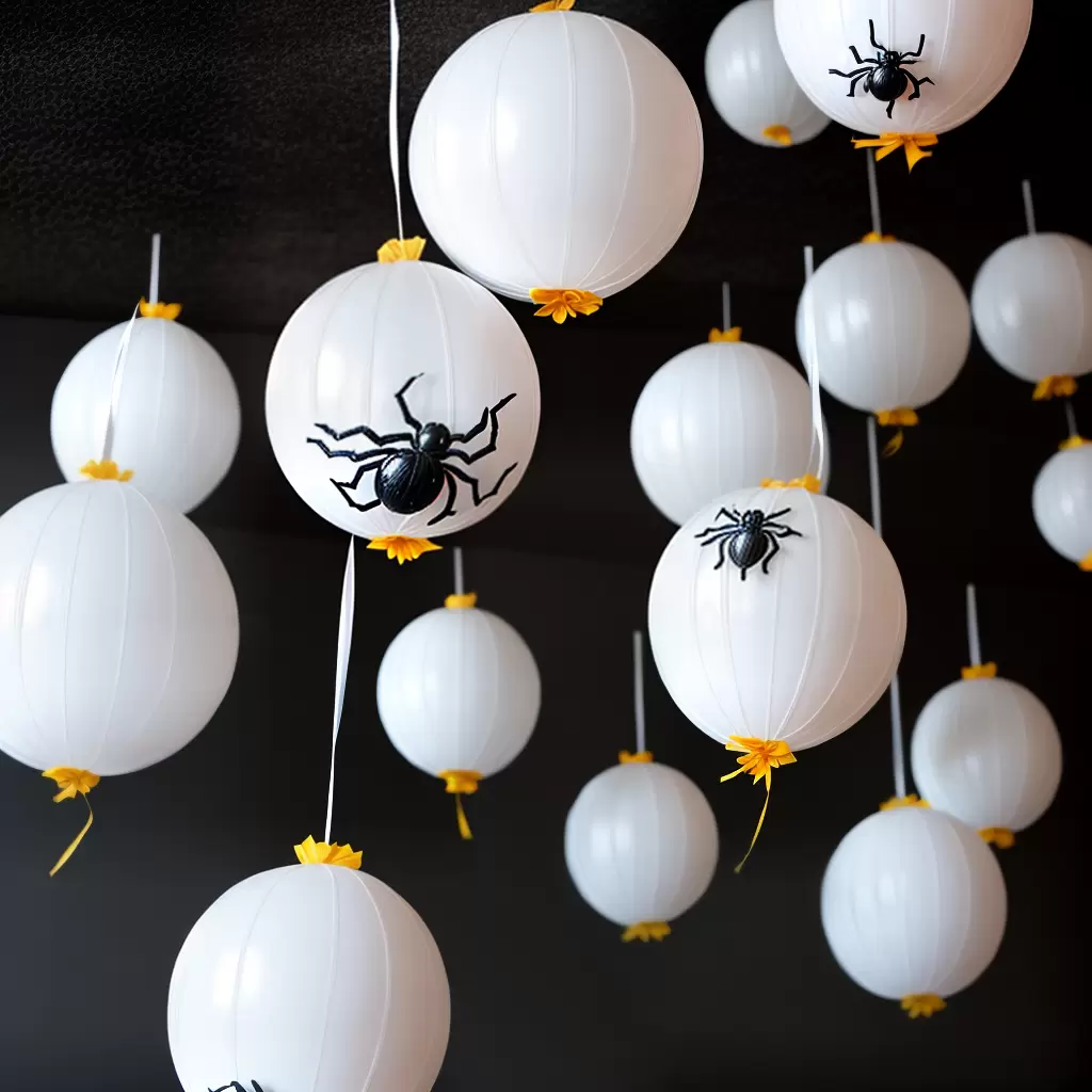 Fotos decoracao halloween ovo aranha 1
