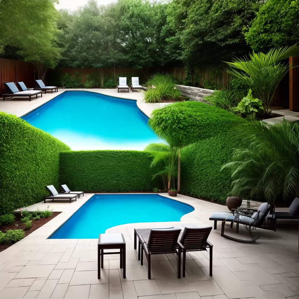 Fotos cobertura piscina inverno limpeza plantas