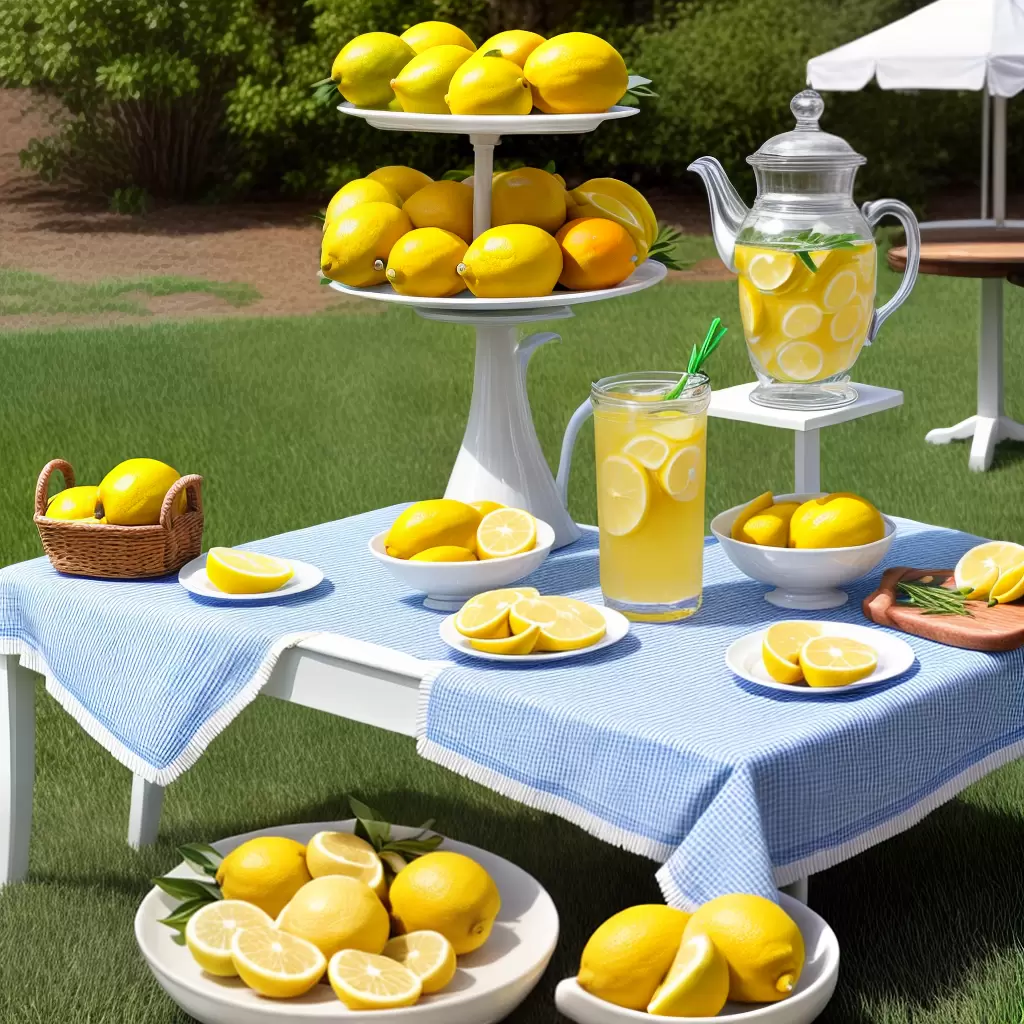 Fotos limonada fresca frutas amarelas verao