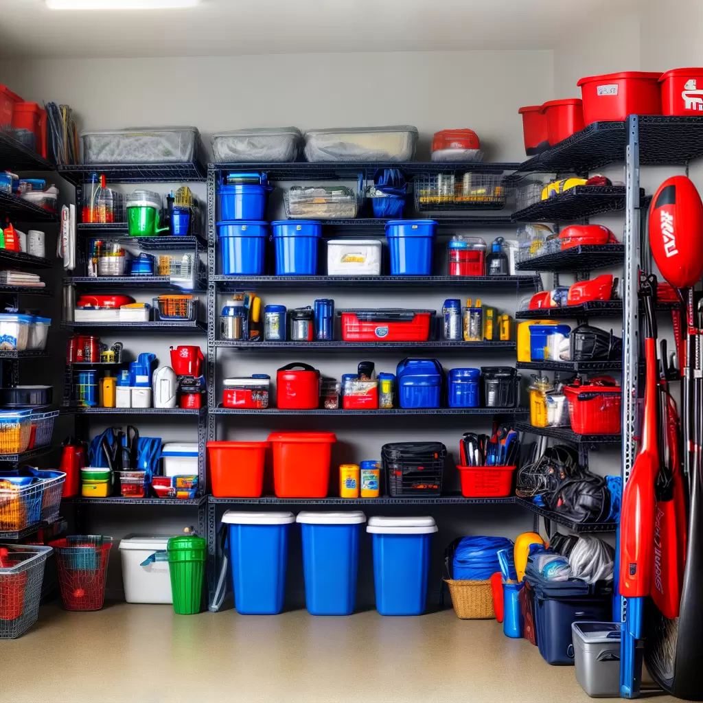Fotos garagem organizada ferramentas esportes 1