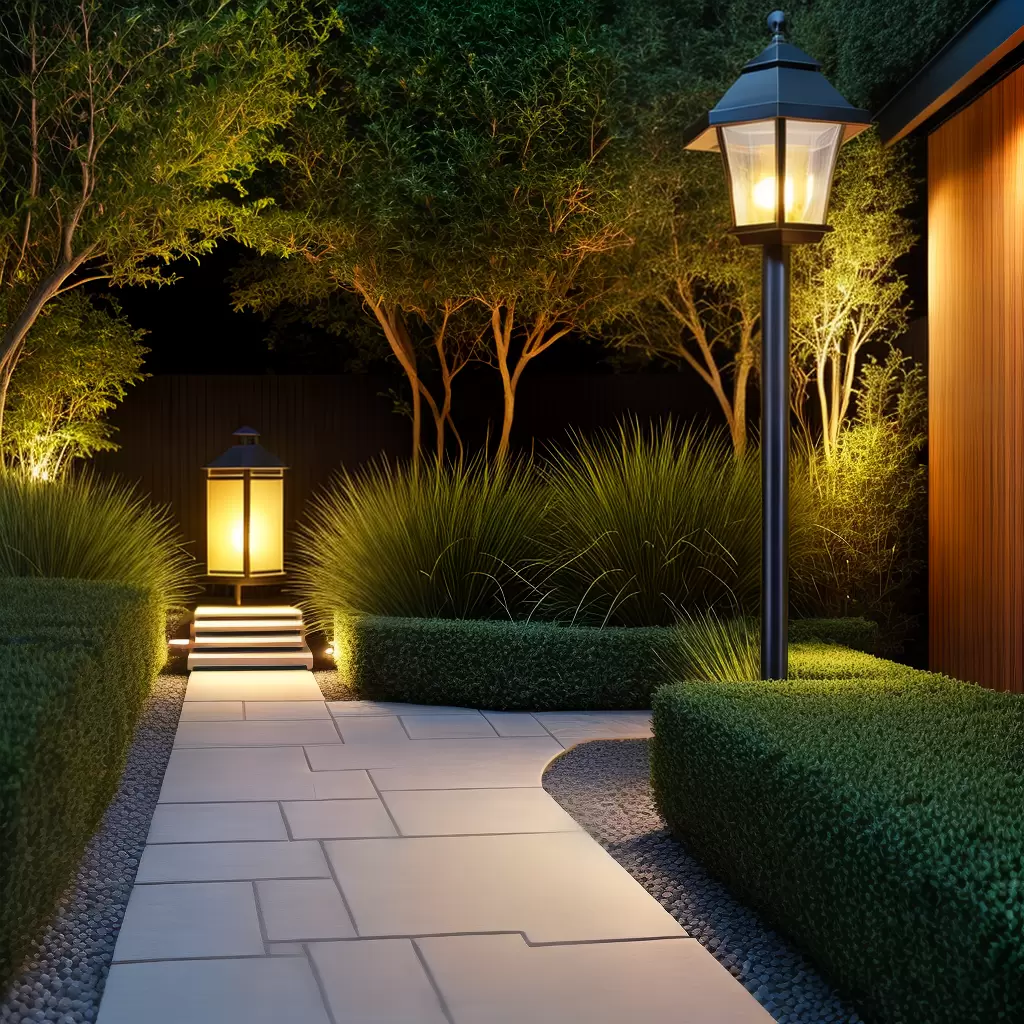 Fotos lanterna externa parede jardim iluminado Fotos lanterna externa parede jardim iluminado